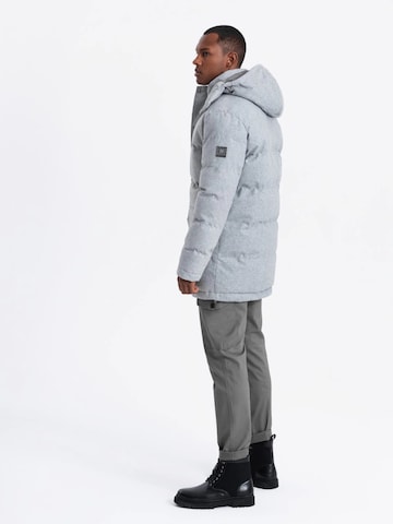 Ombre Winter jacket 'OM-JALJ-0201' in Grey