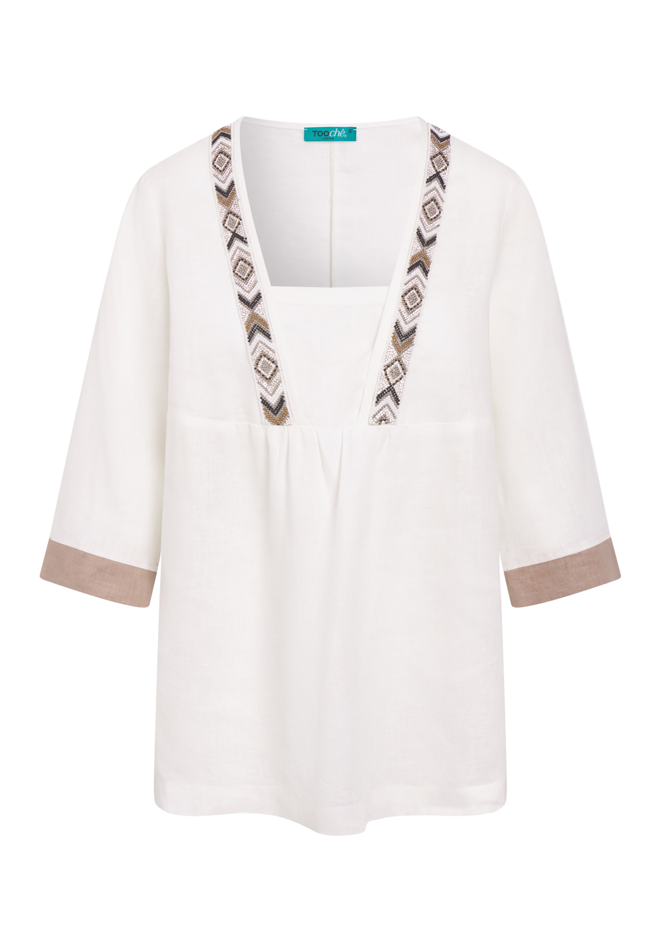 TOOche Blouse 'Monaco' in White: front