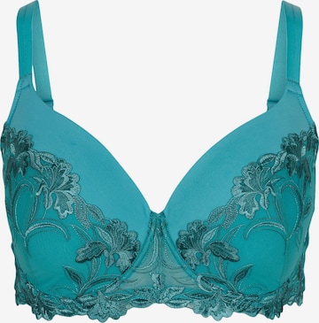 Devoted by Zizzi T-shirt Bra 'SOPHIA' in Green: front