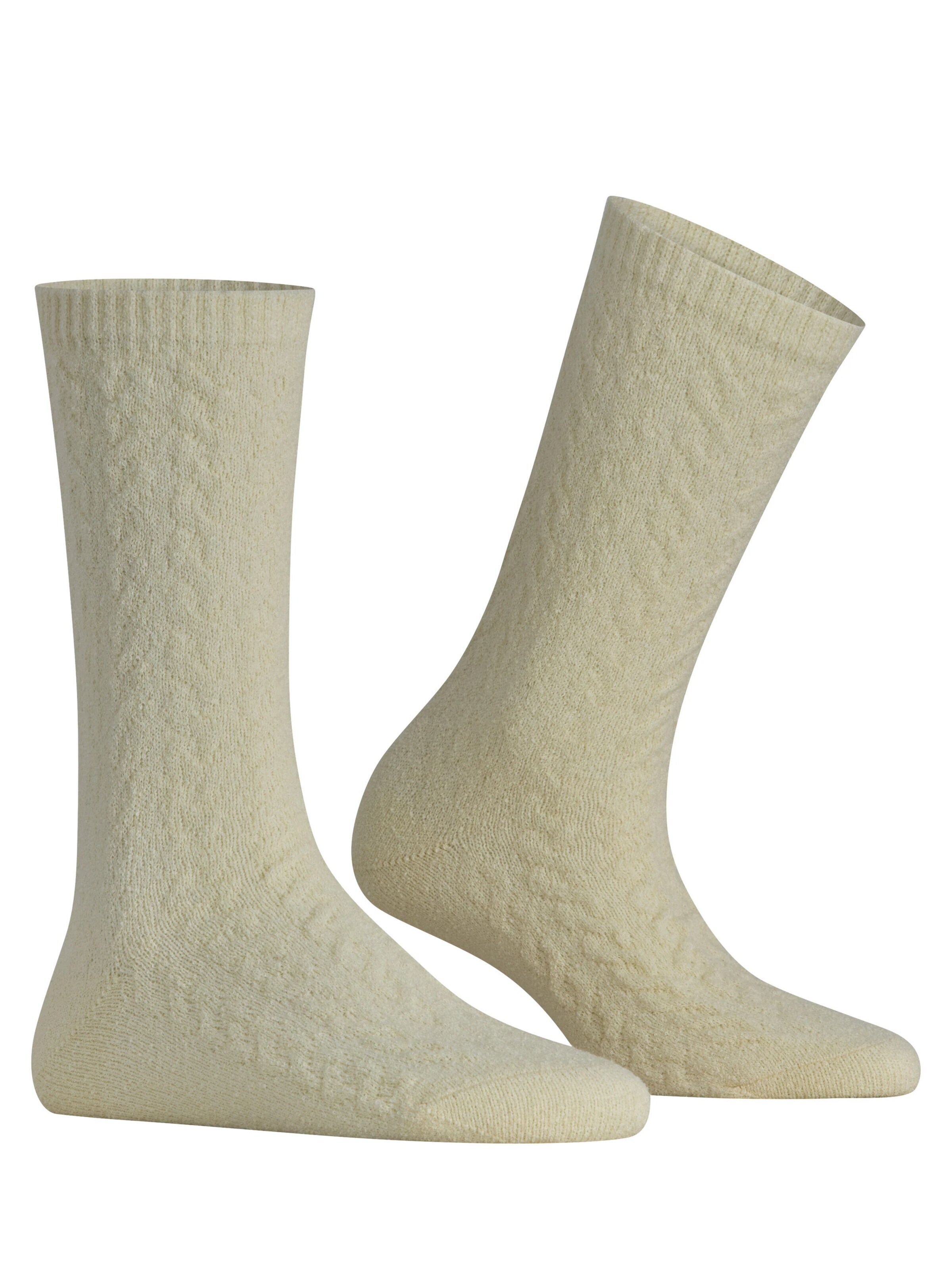 BURLINGTON Socken 'Cable'‌‌‌‌‌‌‌‌‌‌ in Beige
