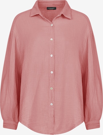 SASSYCLASSY Bluse 'kürzere Variante' in Pink: Vorderseite