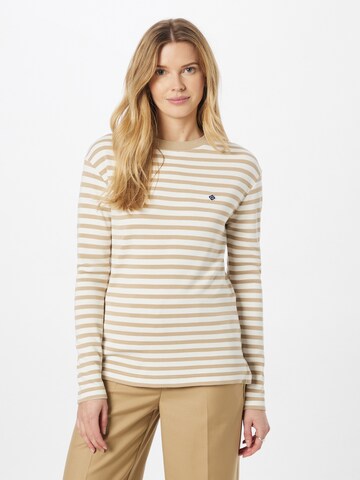 GANT - Camiseta en beige: frente