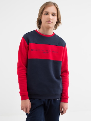 BIG STAR Sweatshirt 'Aleeon' in Blauw: voorkant