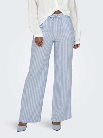 Wide Leg Pantalon ONLY en bleu : devant