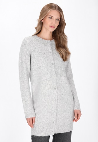 DreiMaster Vintage Knit cardigan in Grey: front