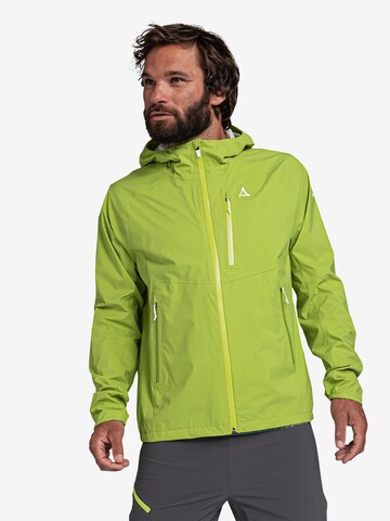Schöffel Outdoor jacket 'Tegelberg' in Green: front