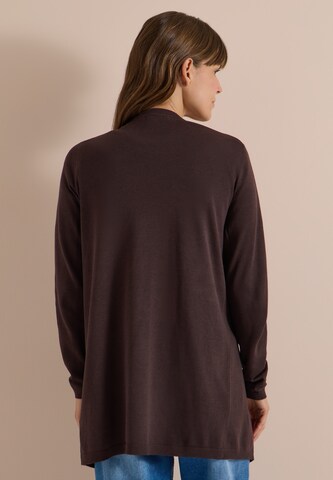 CECIL Offener Cardigan in langer Passform in Braun