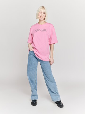 ABOUT YOU x StayKid Shirt 'Hex Hex Sparkle' in Pink