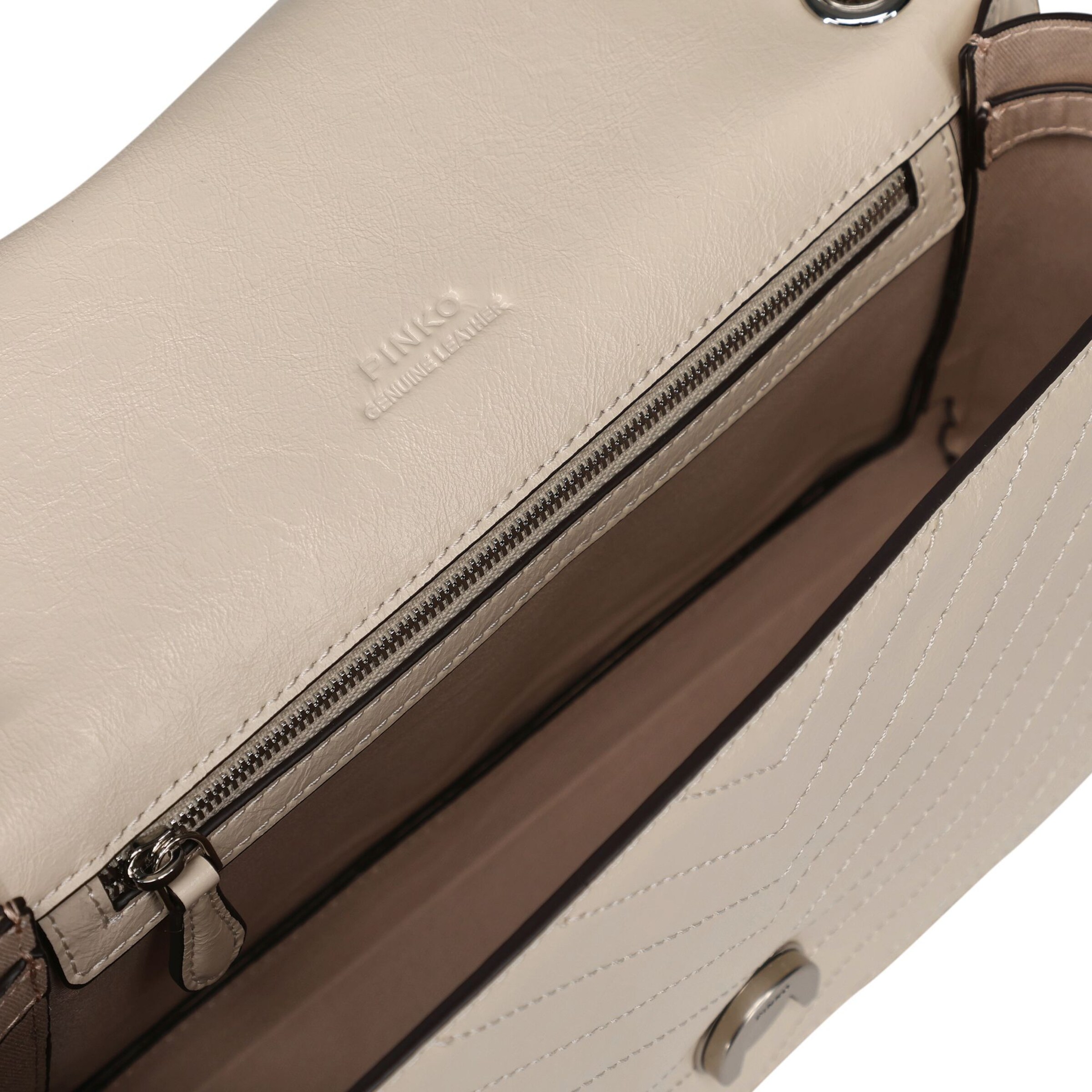 PINKO Schoudertas 'Love One' in Beige