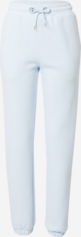 Monki Tapered Pants in Blue: front