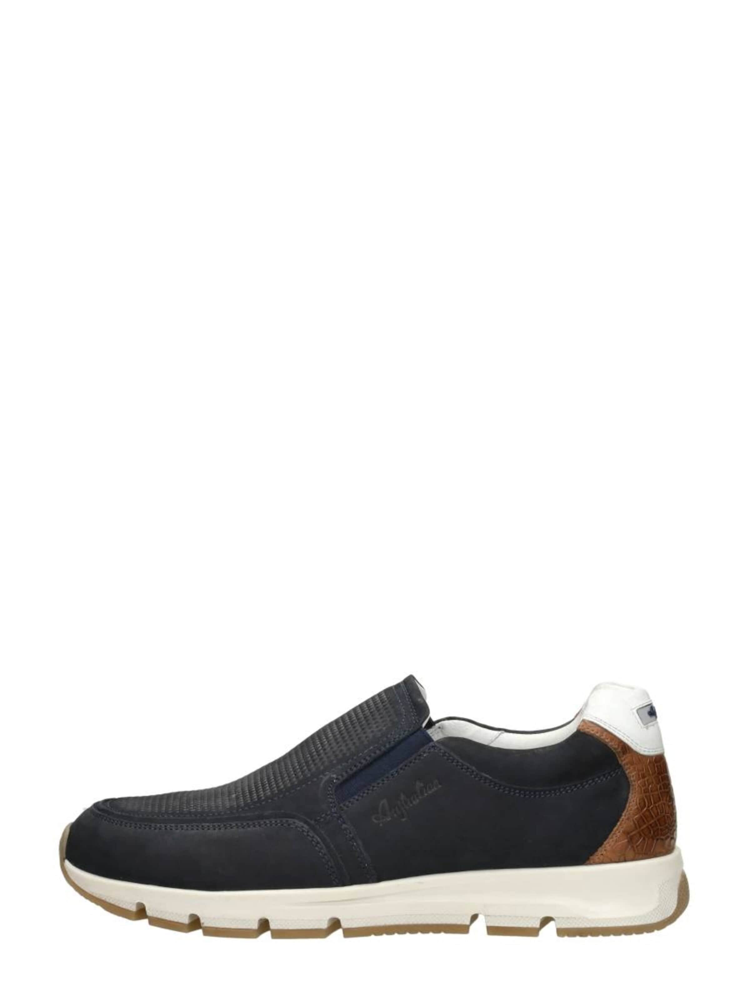 Australian Slip-ons 'Eagle' in Blue: front