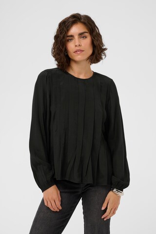 Kaffe Bluse 'KAAria' in Schwarz: Vorderseite