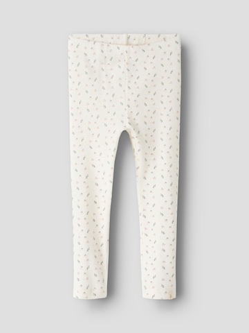 Lil'Atelier Skinny Legginsy 'NMFGago Lil' w kolorze biały
