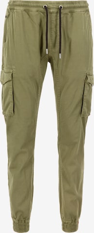 ALPHA INDUSTRIES Брюки-карго в Зеленый: спереди