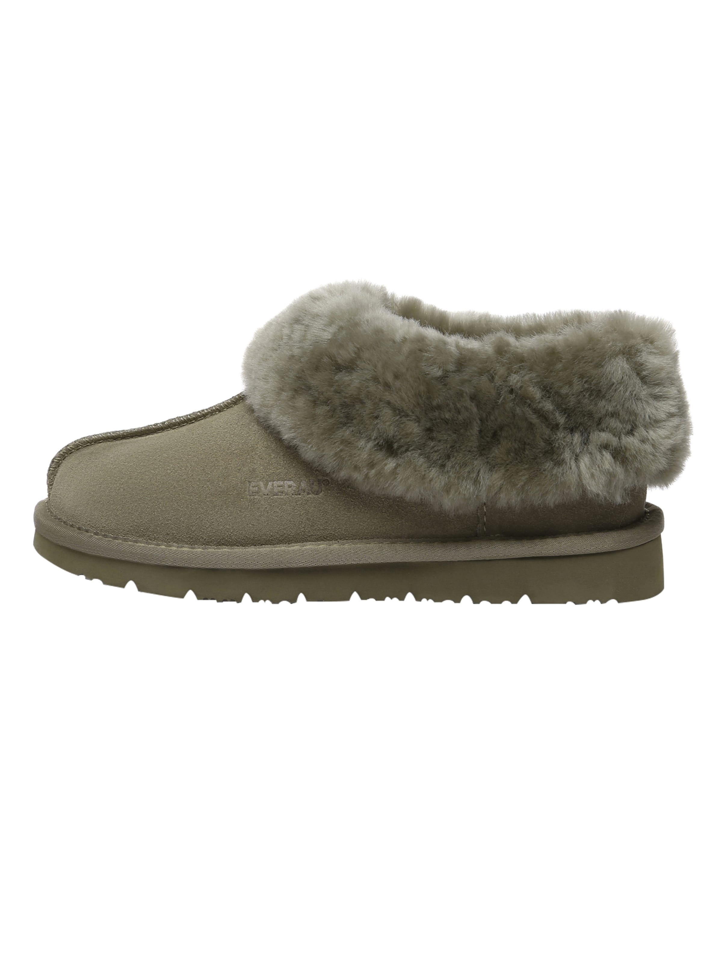 Everau Hausschuhe 'Ibis' in oliv, Produktansicht