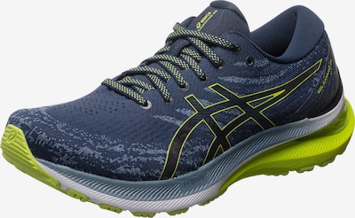 ASICS Chaussure de course 'Kayano 29' en bleu / marine / jaune fluo / noir, Vue avec produit