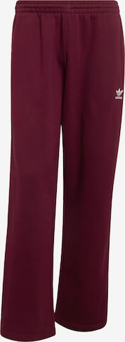 ADIDAS ORIGINALS - Loosefit Pantalón 'Essential' en rojo: frente