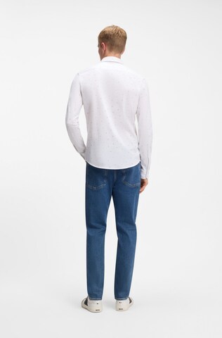 BOSS Slim fit Button Up Shirt in White