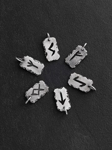 REYTEL Pendant 'RUNA OBEREG TEIWAZ' in Silver
