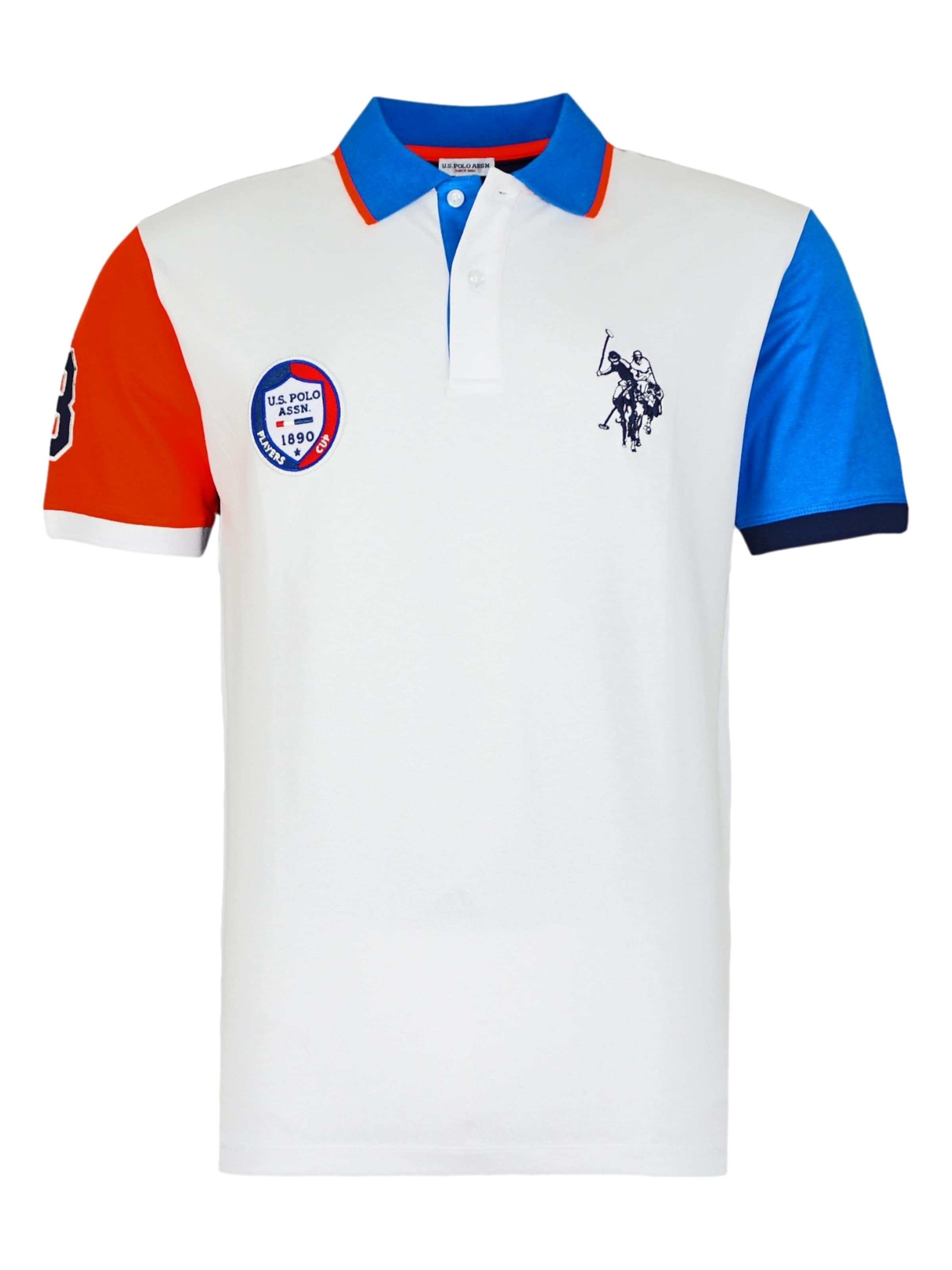 T-Shirt 'Polo Players' U.S. POLO ASSN. en blanc : devant