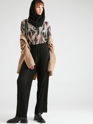 MSCH COPENHAGEN Wide leg Pants 'Bevin' in Black