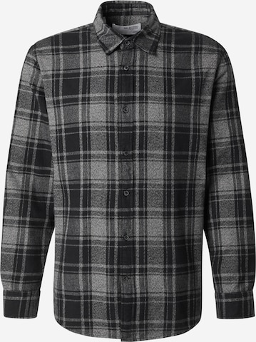 Chemise SELECTED en noir : devant