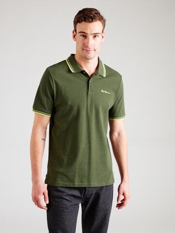 Tricou de la Ben Sherman pe verde: față