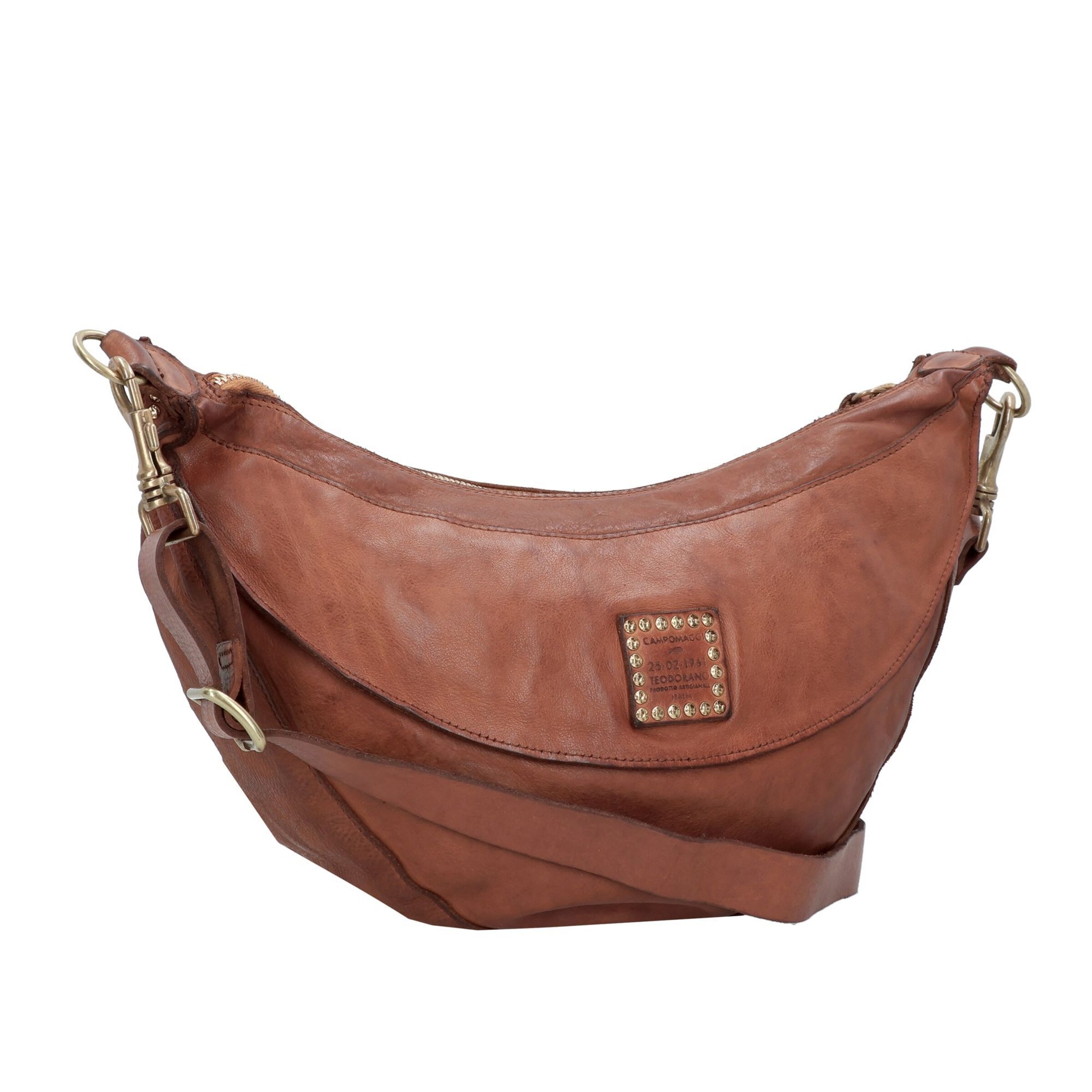 Sac à bandoulière 'Kura' Campomaggi en marron