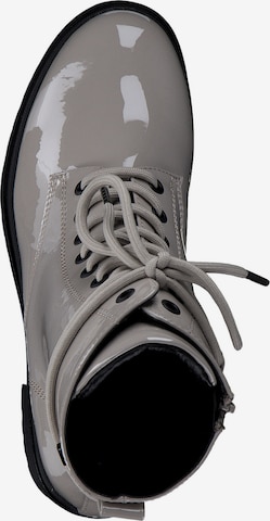 s.Oliver Lace-Up Ankle Boots in Grey