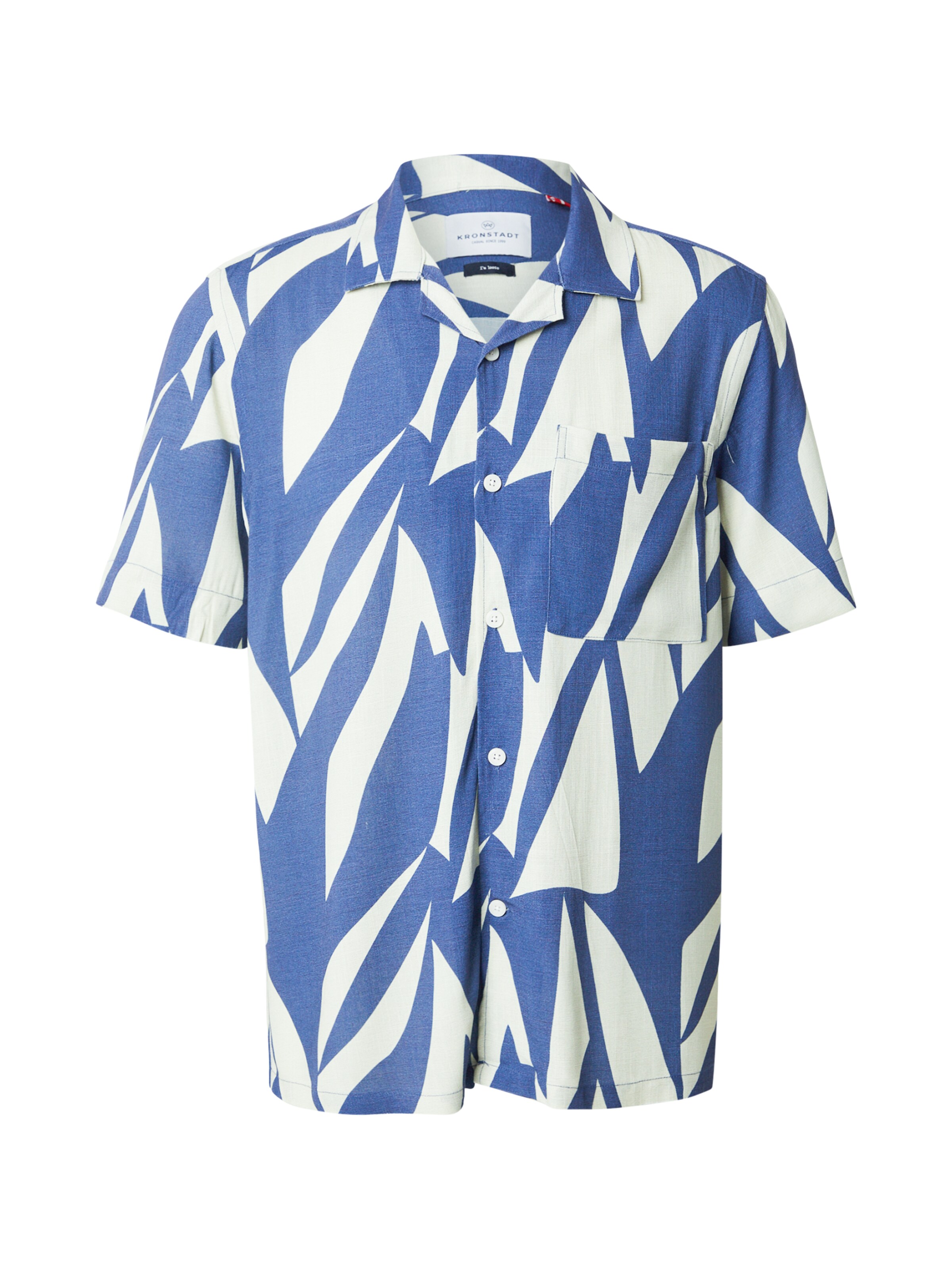 Kronstadt Regular fit Πουκάμισο 'Lowe' σε μπλε: μπροστά