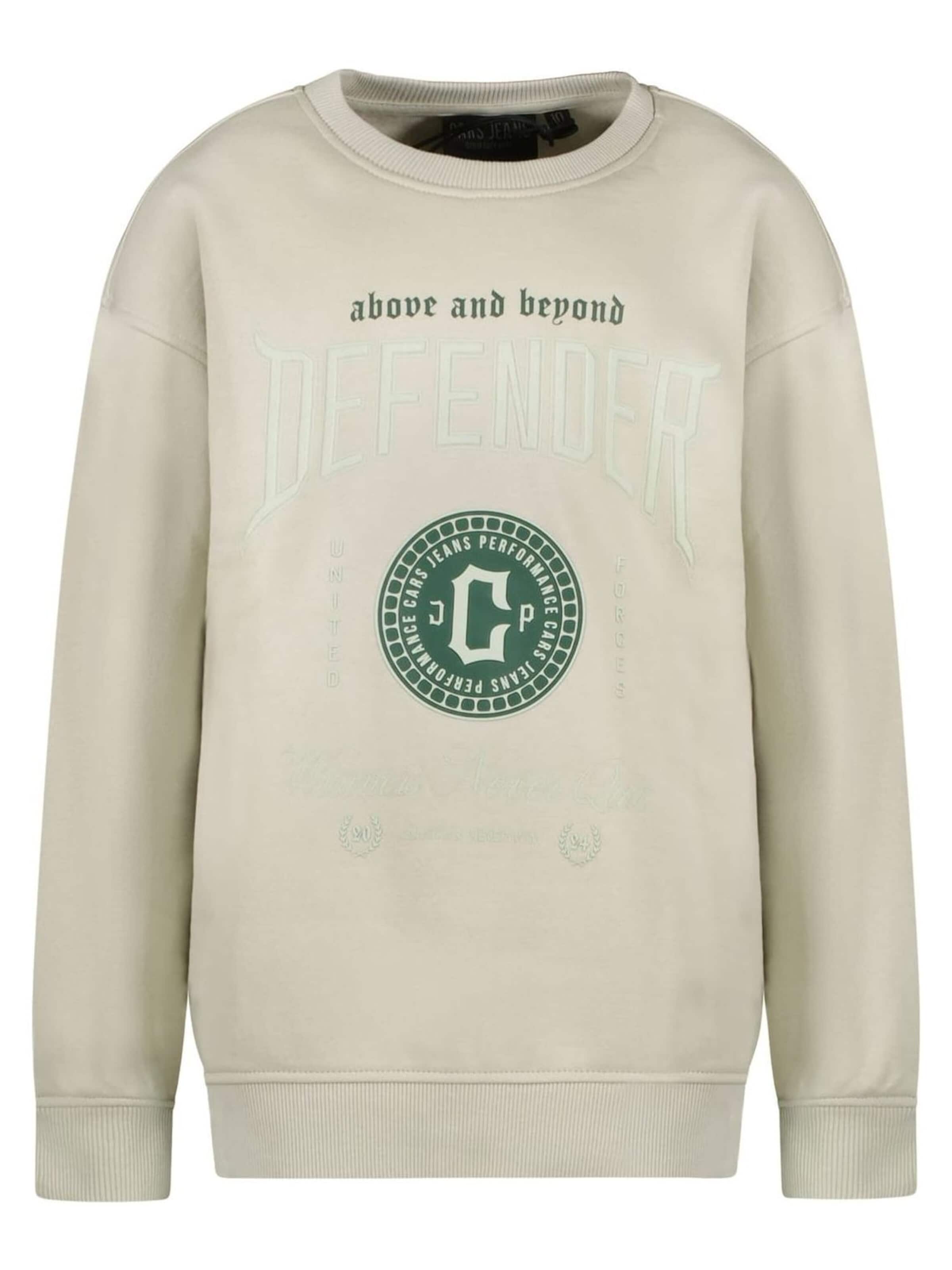 CARS Sweatshirt in Beige: voorkant
