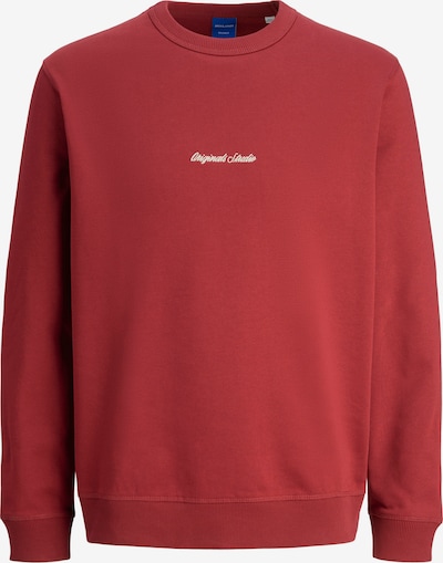 JACK & JONES Collegepaita 'JORNorrebro' värissä karpalo / valkoinen, Tuotenäkymä