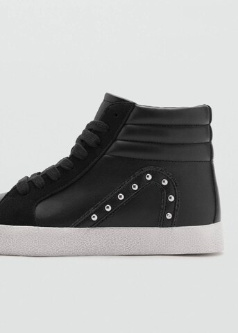 MANGO TEEN High-Top Sneakers 'Rita' in Black