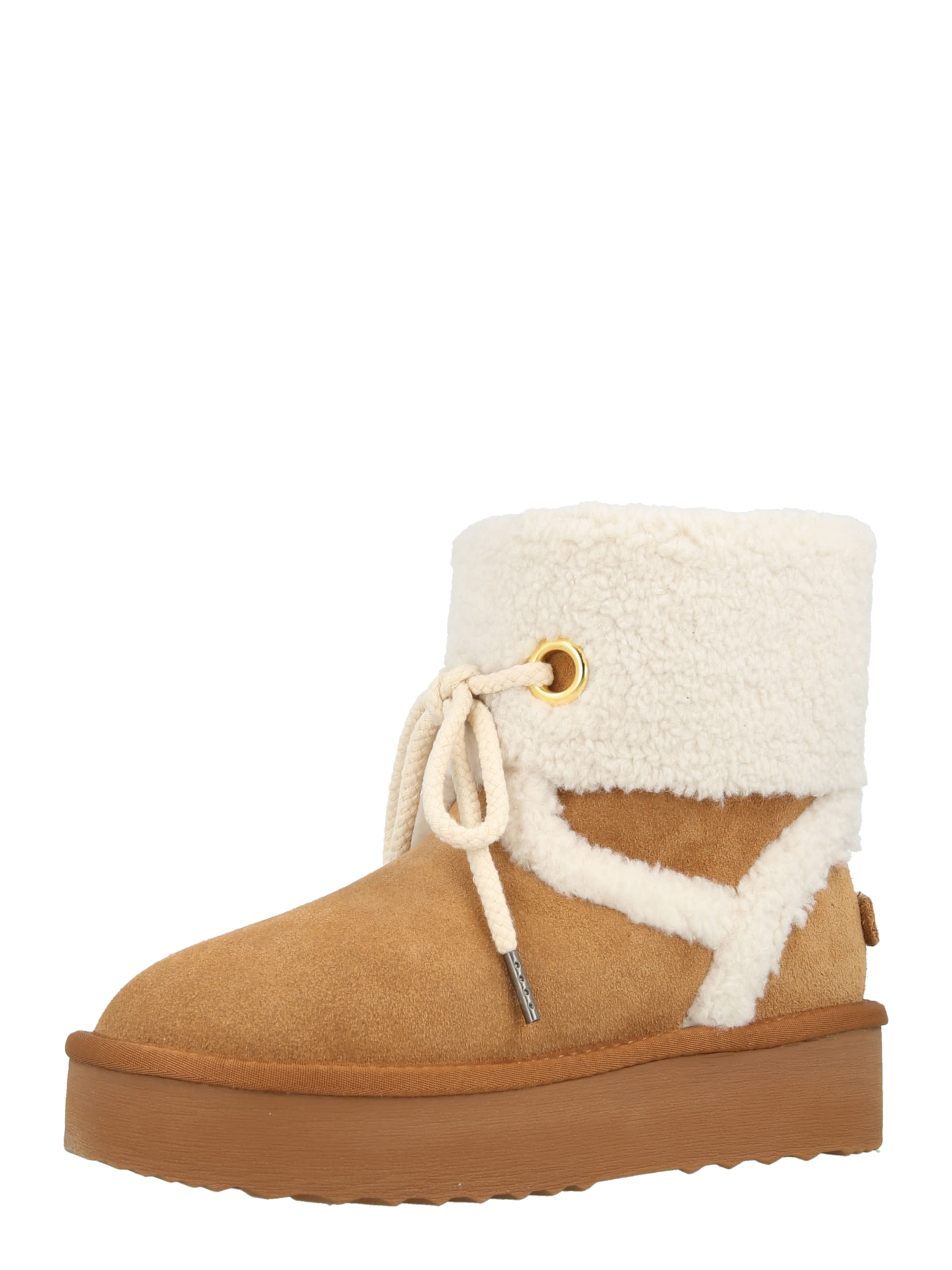 STEVE MADDEN Boots 'Shadow' in Beige: front