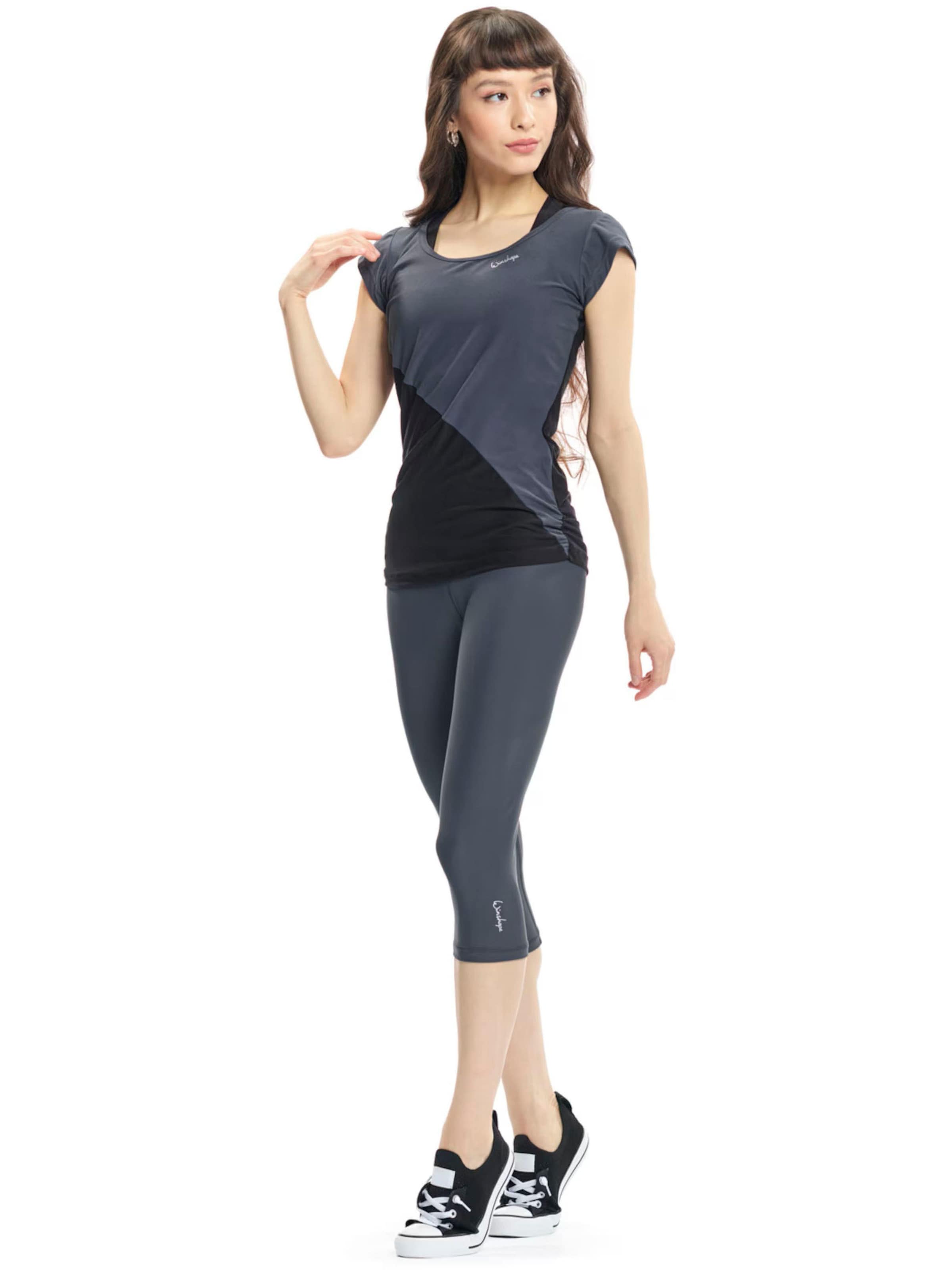 Winshape Скинни Спортивные штаны &#x27;HWL217C&#x27; в Серый