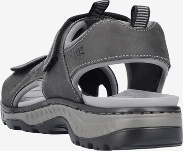 Rieker Hiking Sandals in Grey