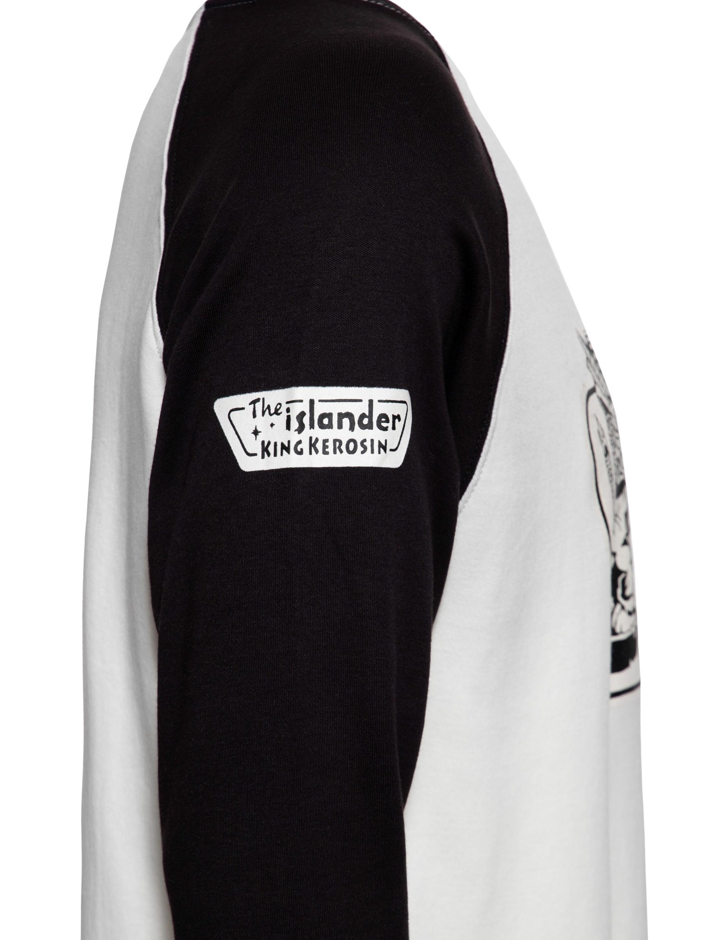 King Kerosin Shirt 'The Islander'‌‌‌‌‌‌‌‌‌ in Weiß