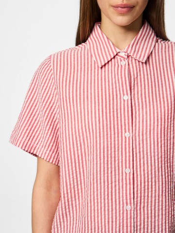 PIECES Blouse 'PCSally' in Rood