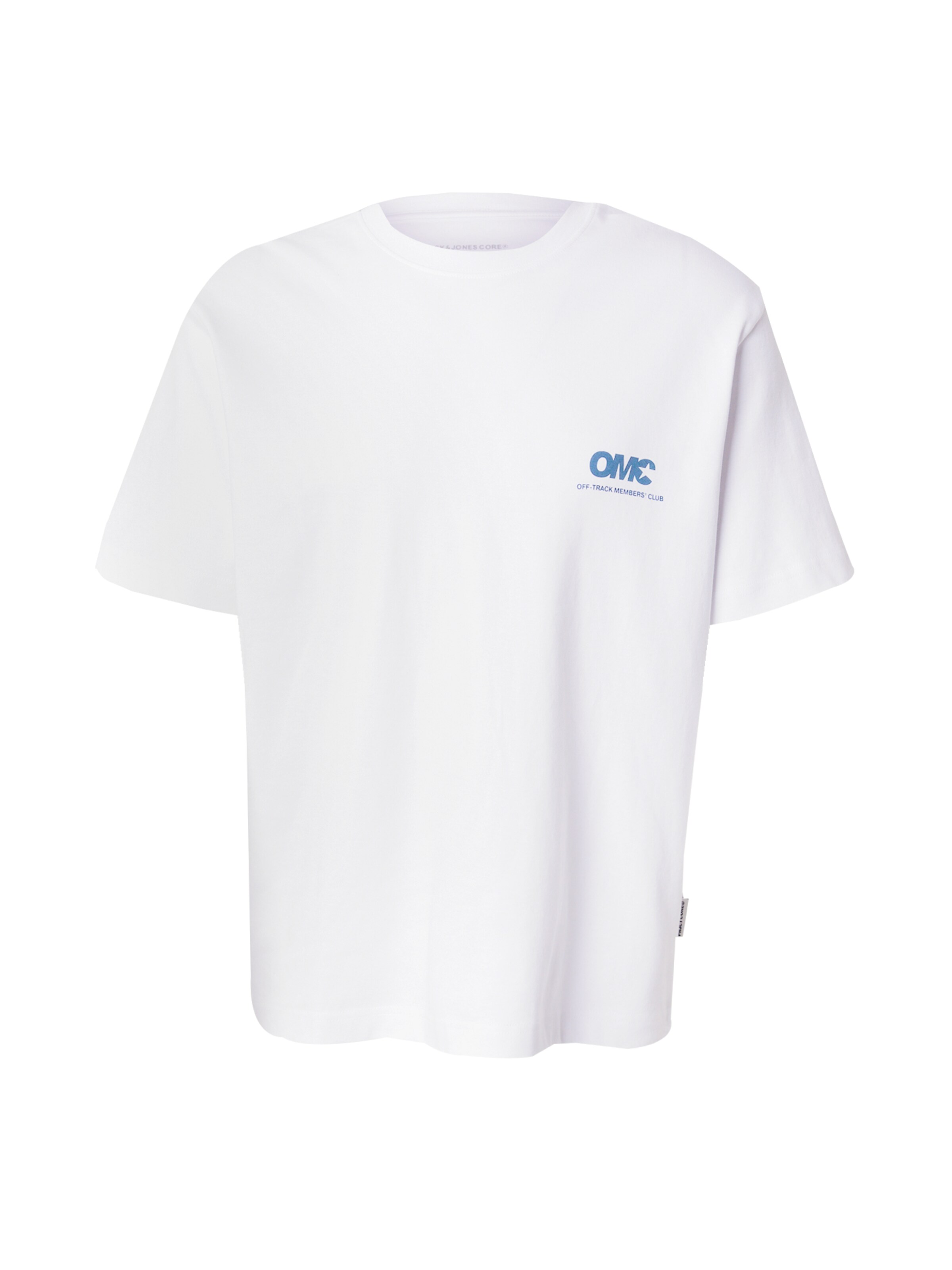 JACK & JONES Koszulka 'JCOREFLEX' w kolorze biały: przód