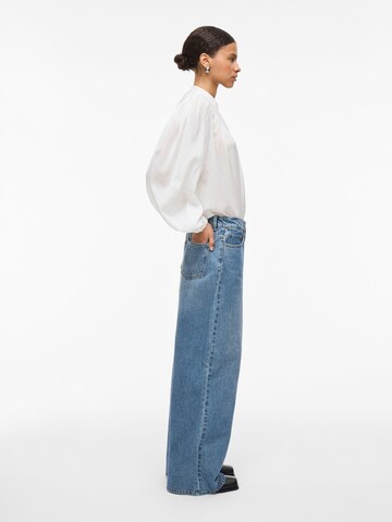 ROUGE EDIT Wide leg Jeans in Blue