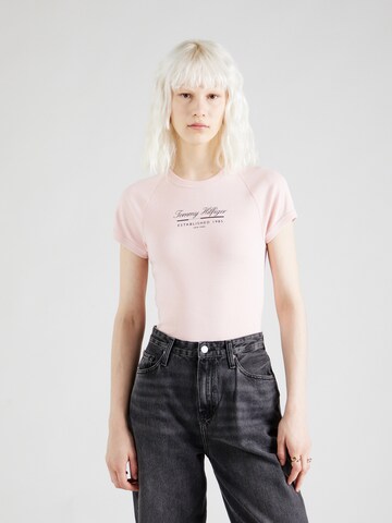 TOMMY HILFIGER T-Shirt in Pink: Vorderseite