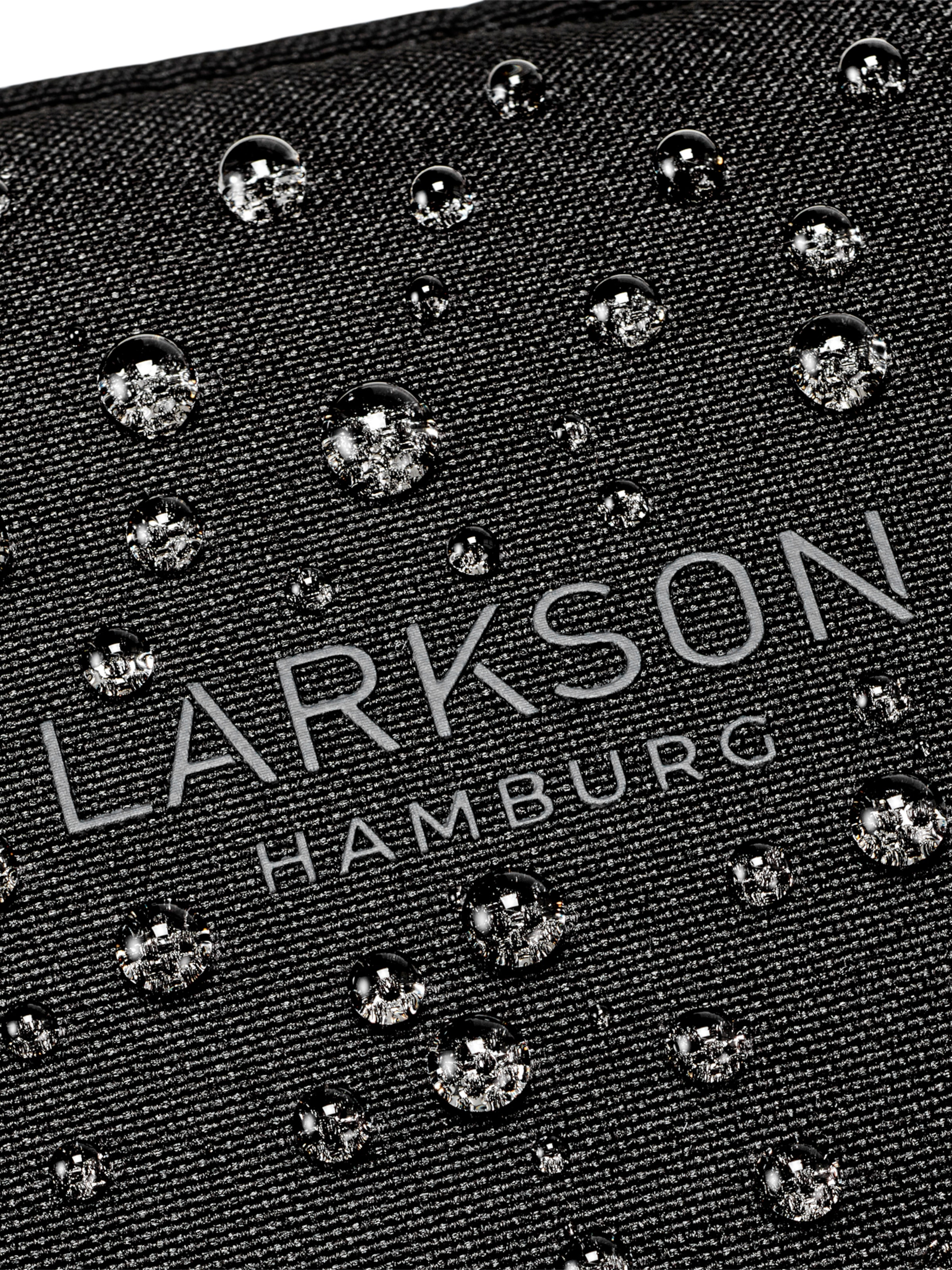 LARKSON Nakupovalna torba 'Greta' | črna barva: sprednja stran
