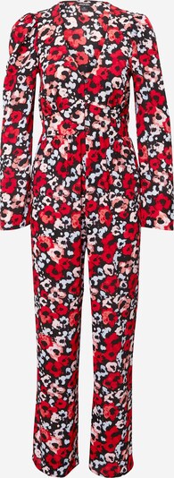 Monki Jumpsuit in de kleur Lichtroze / Rood / Zwart / Wit, Productweergave