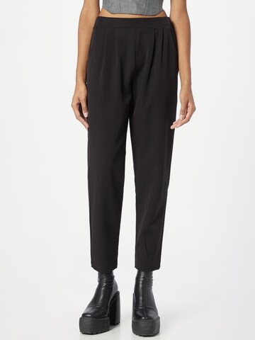 Tapered Pantaloni con pieghe 'SOFJA 2.0' di minimum in nero: frontale