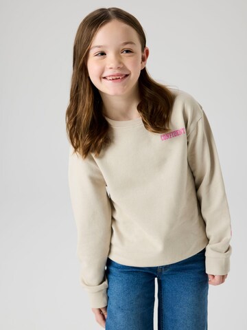 NAME IT - Sudadera en beige: frente