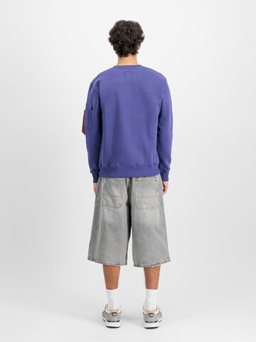 Sweat-shirt ALPHA INDUSTRIES en violet