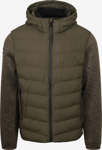 Superdry Wintermantel in Grün: Vorderseite