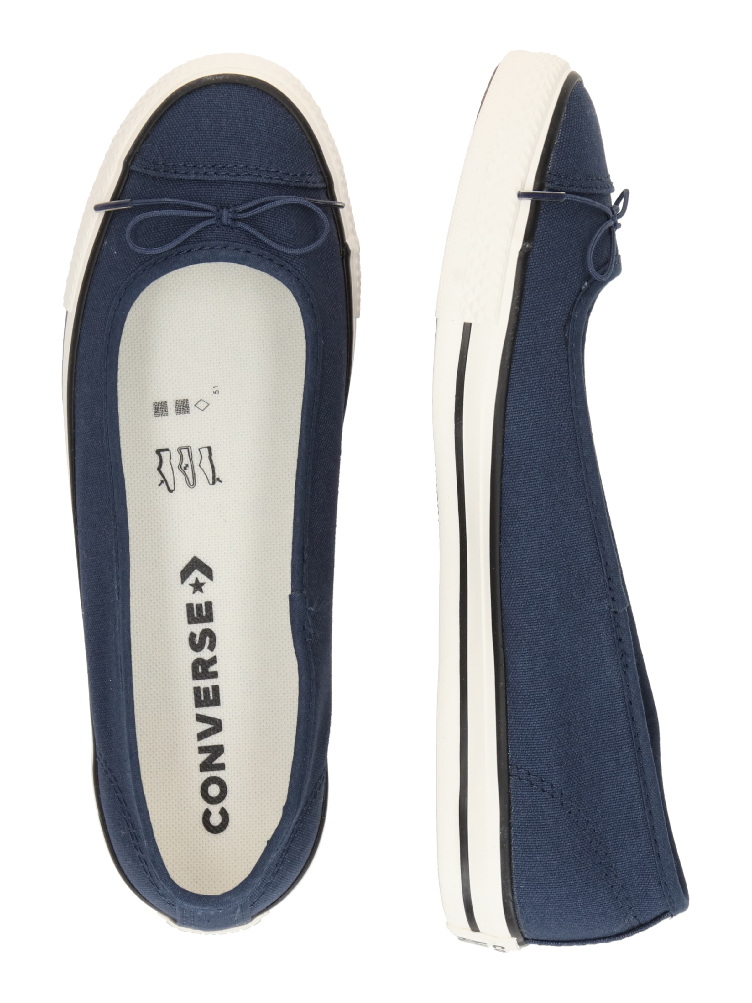 CONVERSE Балетки 'CHUCK TAYLOR' в Синий