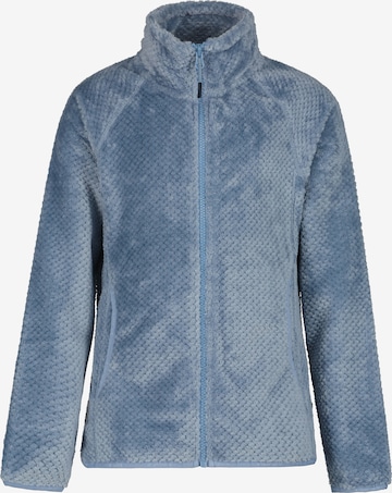 ICEPEAK Athletic Fleece Jacket in Blue: front