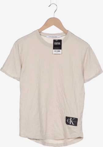 Calvin Klein Jeans Shirt in S in Beige: front